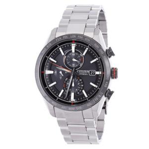 Attesa Perpetual Chronograph EcoDrive Black Dial Watch AT818961E