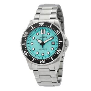 Automatic Aqua Blue Dial Watch NJ017083X