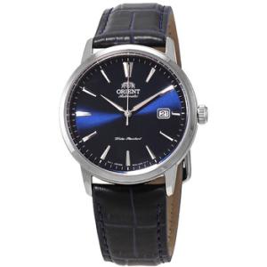 Automatic Blue Dial Blue Leather Watch RAAC0F06L10B