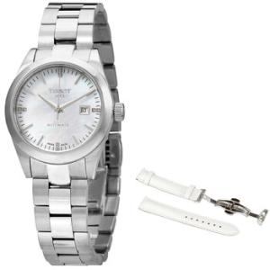 Automatic Diamond White Mother of Pearl Dial Watch T132.007.11.116.00