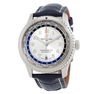 Aviator 8  Navitimer 8 Automatic Chronometer Silver Dial Watch AB3521U01G1P4