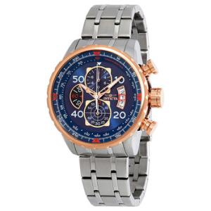 Aviator Chronograph Blue Dial Watch