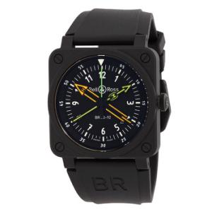 BR 0392 Radiocompass Automatic Black Dial Watch BR0392RCOCESRB
