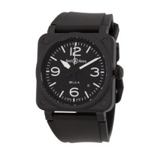 BR 03 Automatic Black Dial Watch BR03ABLCESRB