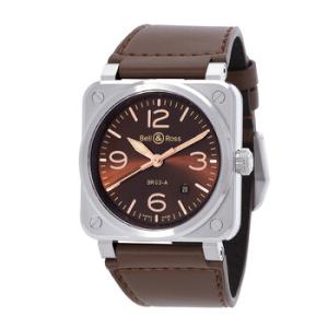 BR 03 Golden Heritage Automatic Brown Dial Watch BR03AGHSTSCA