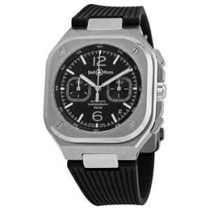 BR 05 CHRONO Chronograph Automatic Black Dial Watch BR05CBLSTSRB