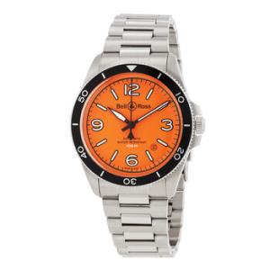 BR V292 Orange Automatic Orange Dial Watch BRV292OSTSST