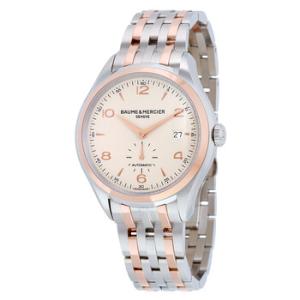 Baume and Mercier Clifton Automatic Silver Dial Twotone Watch