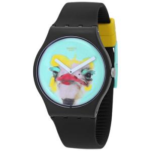 Blue Sweet Ostrich Dial Watch Suob159