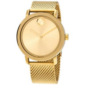 Bold Pale Gold Sunray Dial Watch