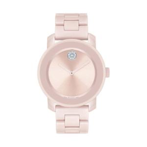 Bold Quartz Pink Dial Watch