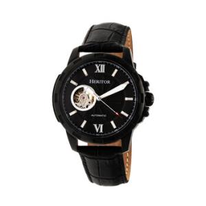 Bonavento Automatic Open Heart Black Dial Watch HR5606