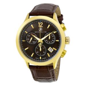 Brooklyn Dakota Chronograph Brown Dial Watch 205M2931