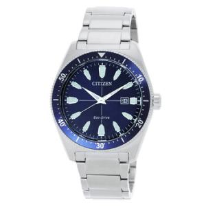 Brycen EcoDrive Blue Dial Watch AW159179L