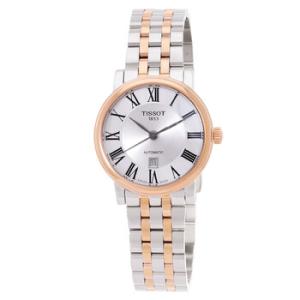 Carson Automatic Silver Dial Twotone Watch T122.207.22.033.00