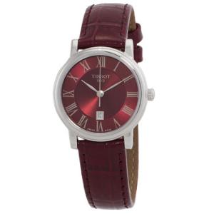 Carson Premium Quartz Red Dial Watch T122.210.16.373.00