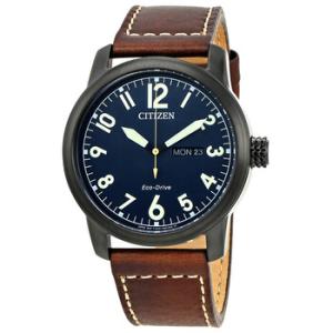 Chandler EcoDrive Dark Blue Dial Brown Leather  Watch BM847801L