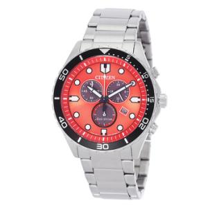 Chrono SportyAqua Chronograph Orange Dial Watch AT256084X