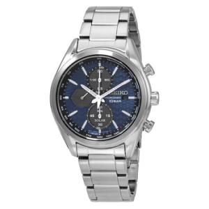 Chronograph Blue Dial SolarPowered Watch SSC801P1