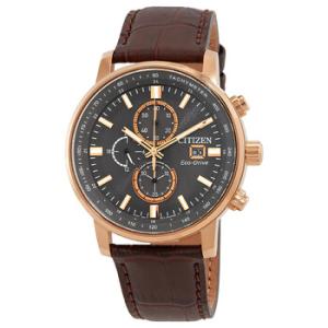 Chronograph EcoDrive Grey Dial Watch CA084311H