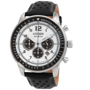 Chronograph EcoDrive White Dial Watch CA450032A
