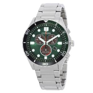Chronograph Green Dial Watch AT256181X