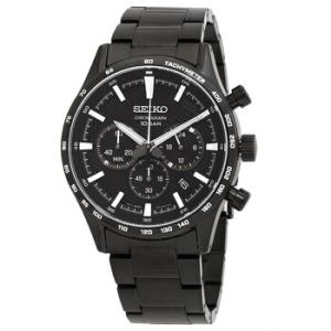 Chronograph Quartz Black Dial Watch SSB415P1