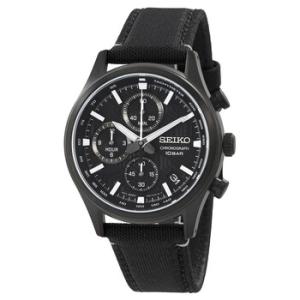 Chronograph Quartz Black Dial Watch SSB421P1