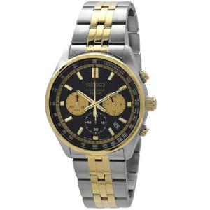 Chronograph Quartz Black Dial Watch SSB430P1