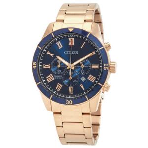 Chronograph Quartz Blue Dial Watch AN816958L