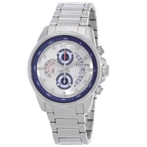 Chronograph Quartz Silver Dial Watch AN369056B