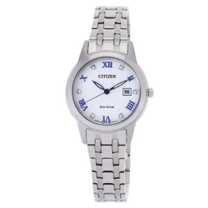 Classic Automatic Diamond White Dial Watch FE124057A