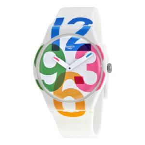 Clockwise White Dial White Silicone Watch SUOW117