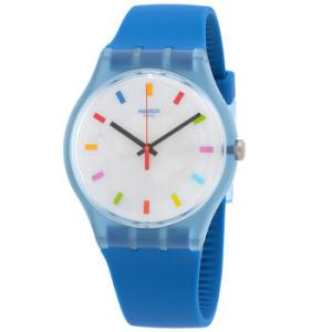 Color Square Quartz White Dial Watch SUON125