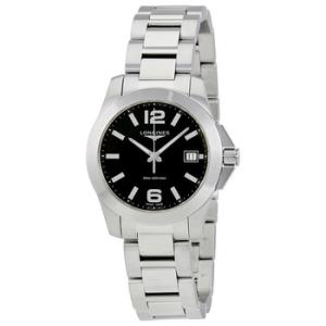 Conquest Black Dial Watch L33774586