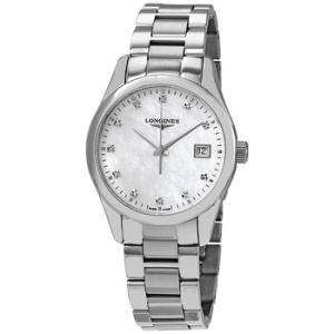 Conquest Classic Quartz Diamond Watch L2.386.4.87.6