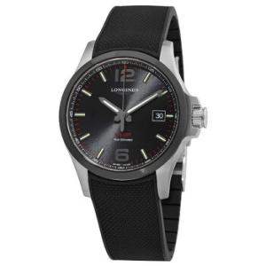 Conquest Quartz Black Dial Watch L37294569