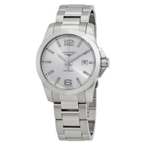 Conquest Silver Dial Stainless Steel 41mm Watch L37594766