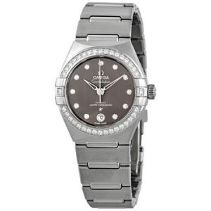 Constellation Automatic Chronometer Diamond Grey Dial Watch 131.15.29.20.56.001