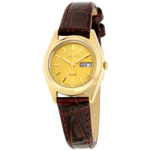Core Champagne Dial Brown Leather Watch SUT120