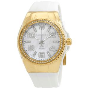 Cruise Monogram Quartz White Mother of Pearl Dial Watch TM121256