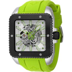 Cuadro Hand Wind White Dial Watch