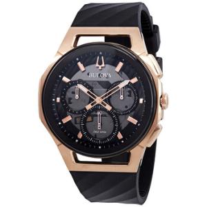 Curv Chronograph Black Dial Watch 98A185