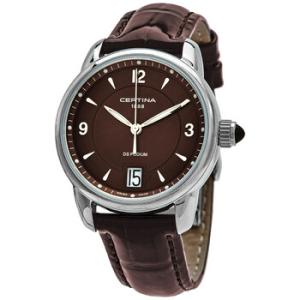 DS Podium Brown Dial Brown Leather Watch C025.210.16.297.00