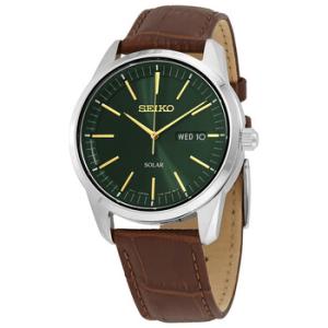 Dark Green Sunray Dial Solar Powered Watch SNE529