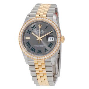 Datejust 36 Automatic Chronometer Wimbledon Dial Diamond Watch M126283RBR0021