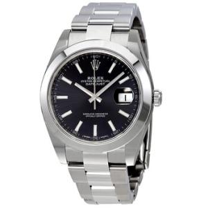 Datejust 41 Black Dial Automatic Stainless Steel Watch 126300BKSO