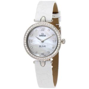 De Ville Prestige Mother of Pearl Diamond Dial Watch 424.18.27.60.55.001
