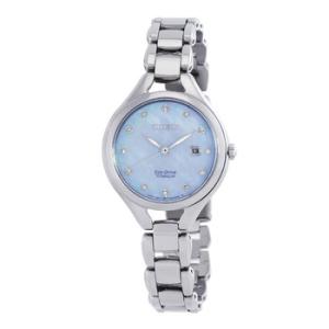 Diamond Mother of Pearl Dial Titanium Watch EW256086D