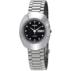 Diastar Black Dial Stainless Steel Watch R12391153